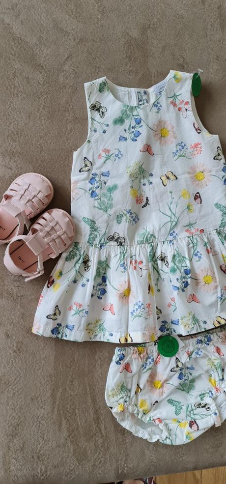 Letné šatočky lindex s topánočkami veľ74, lindex,74