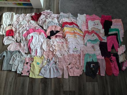 Mega balík pre dievčatko 3-6 mes., 68–80