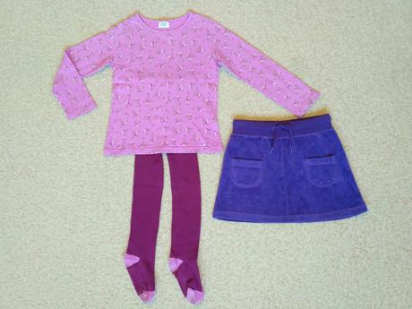 Sukňa lindex + tričko f&f veľ. 110, lindex,104
