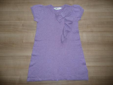 Šaty s volánom dievčenské h&m,veľ.110/116,4-6y, h&m,116