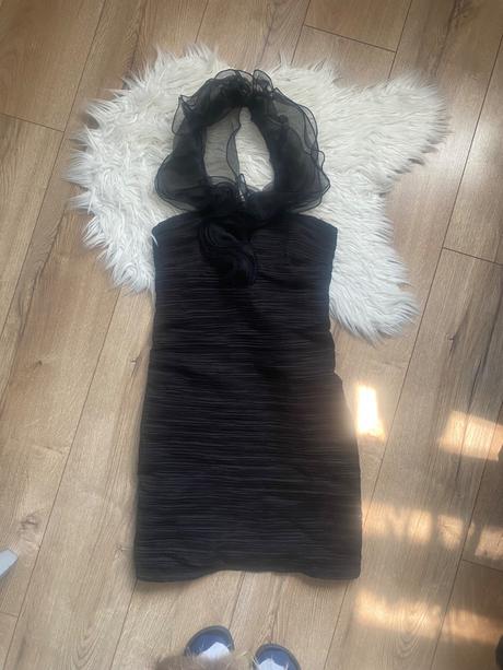 Čierne spoločenské  šaty, xs