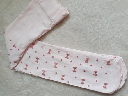 Silónkové pančuchy s mašličkami 12m+, pepco,86