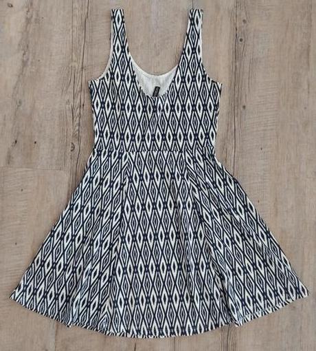 Vzorované šaty divided, h&m,38