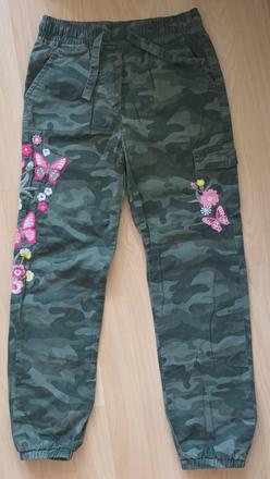 Tenké maskáčové nohavice, dopodopo,128