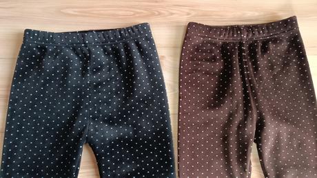 Zamatové zateplené legíny, 146