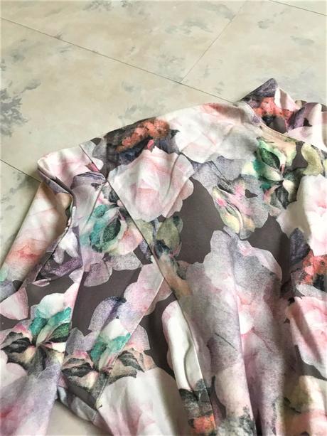 Kvetované princess tričko, l