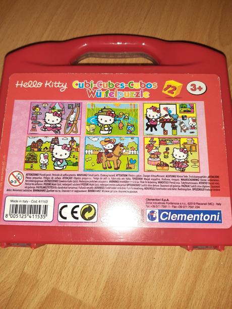 Drevené kocky hello kitty,