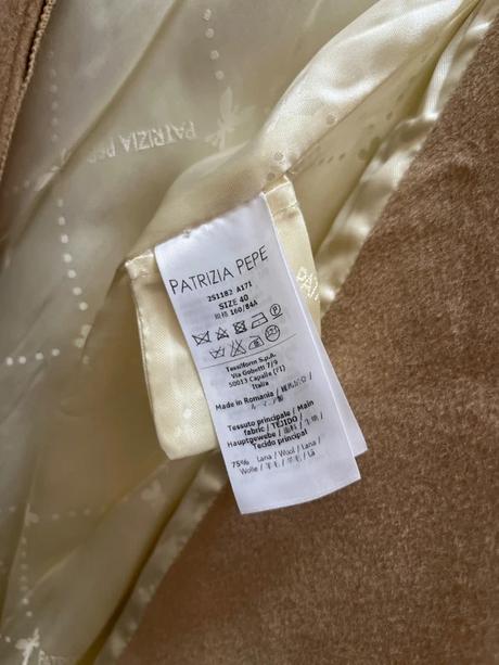 Dámsky vlnený kabát, s