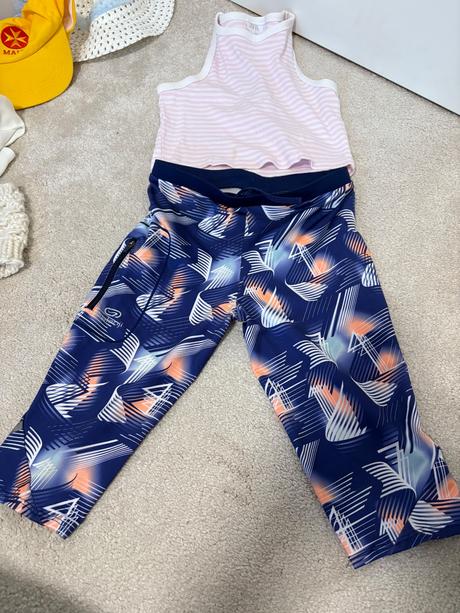 Športove 3/4 leginy, decathlon,140