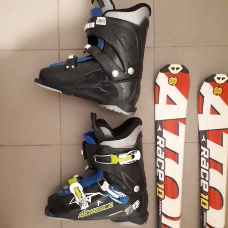 Lyze s lyziarkami 130cm/38, atomic,130-139 cm