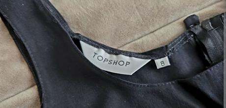 Cierne saty topshop, topshop,s