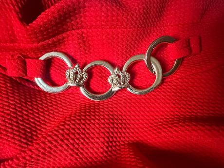 Červené spoločenské šaty, xs