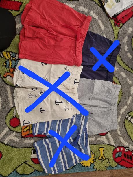 Šortky, h&m,122