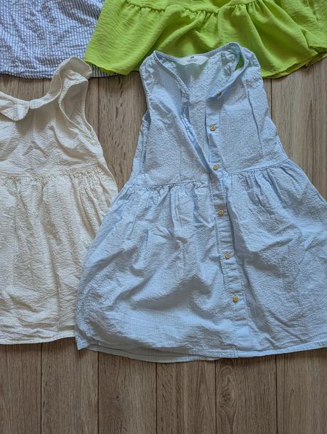 Dievcenske letne saty, h&m,116