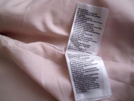 Jemná ružová sako-kabátik, h&m,s