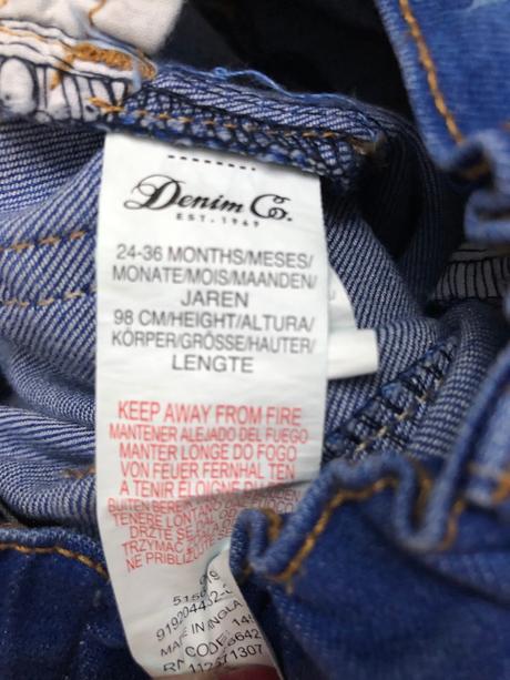 Chlapčenské rifle, primark,98