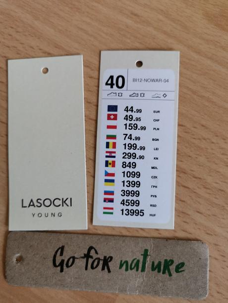 Elegantné značkové kožené topánky, lasocki,40