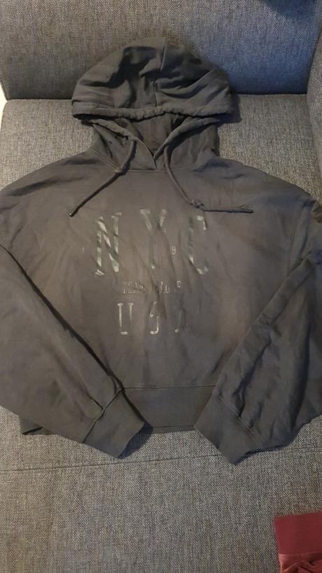 Kratka oversize mikina, bershka,xs