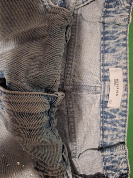Džínsy s kamienkami veľ.42, reserved,42
