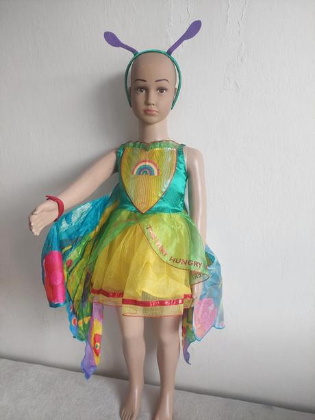 Motýľ eric carle komplet kostým veľ.92-98,