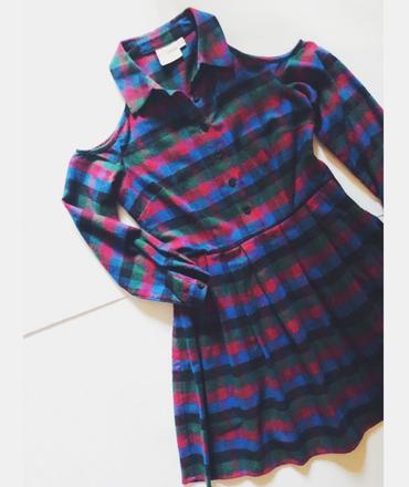 Zimne karovane šaty asos, xs