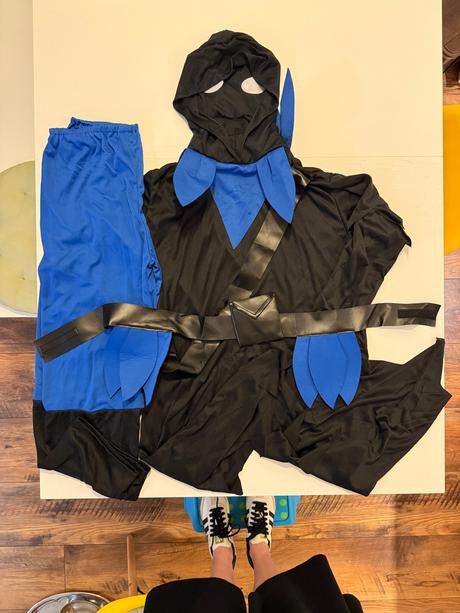 Detský kostým - raven (fortnite) veľ. 165, 