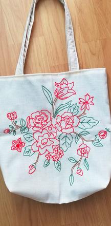 Letna vyšívana taška,