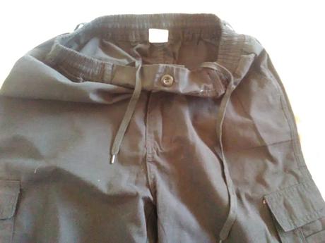 Pánske čierne nohavice, l