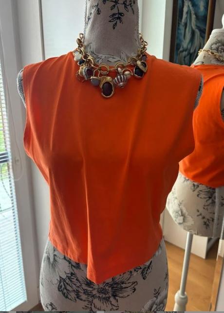 Crop top zn. zara - veľkosť l, zara,l
