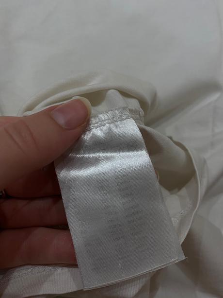 Biele tričko s nápisom - veľ. m, m