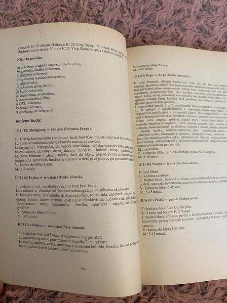 Stará retro základy praktickej akupunktúry 1991,
