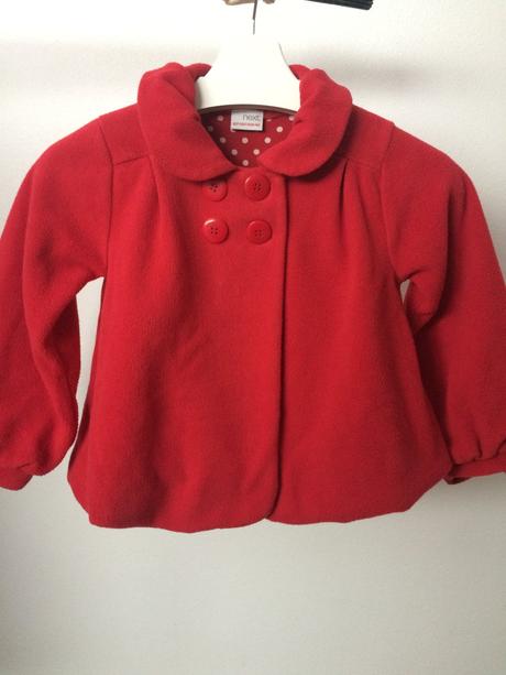 Kabát dievčenský fleecový next č.116, 5-6y, next,116