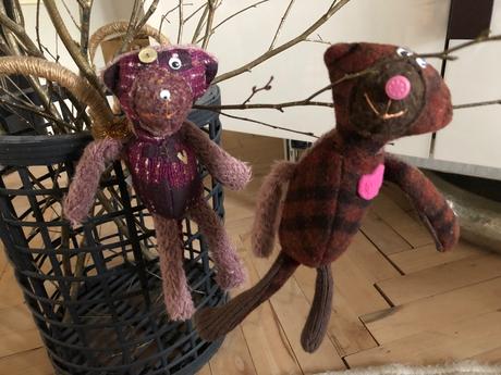 Macko 2x dekoracia-brož, 