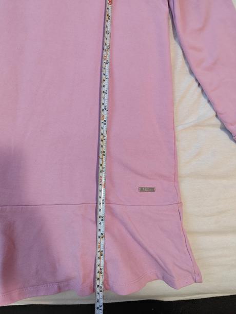 Dievcenske zateplene saty s kapucnou, 164