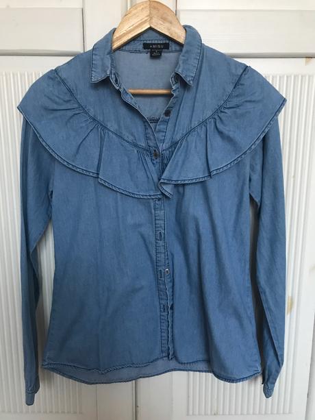 Rifľová košeľa, amisu,s