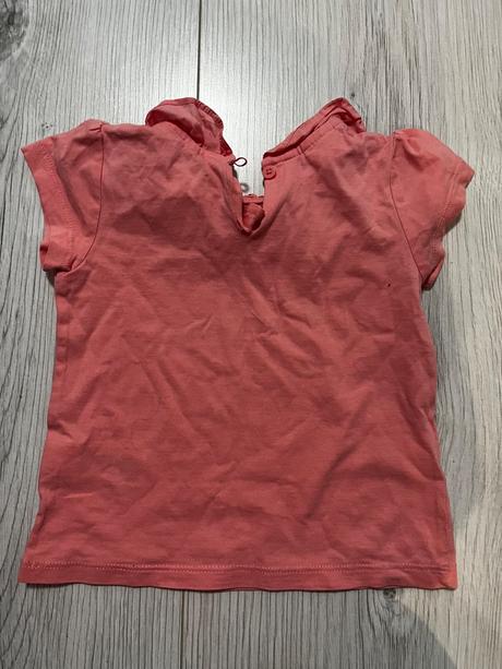 Ružové tričko s golierom, next,86