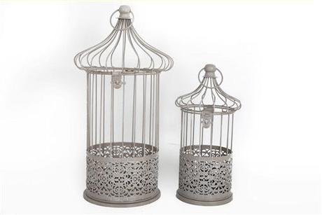 Vintage dekoračná vtáčia klietka,