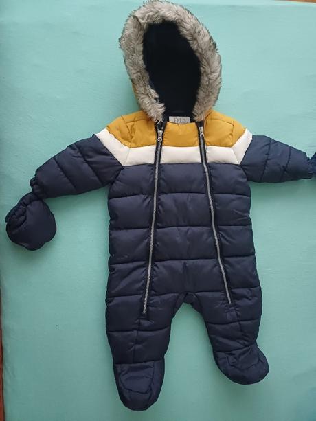 Zimný overal 3-6 mes., f&f,68