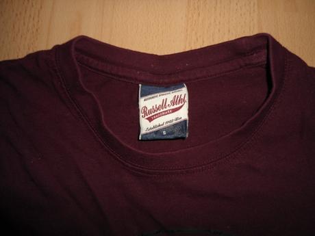 Bordove tricko russell athletic, s