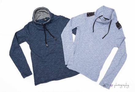 2x feši tričko s dlhým rukávom, veľ.s slim fit, fishbone,176