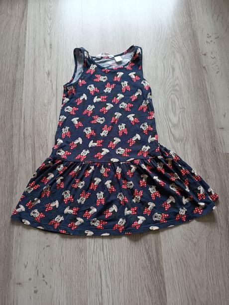Šaty- minnie mouse, h&m,110