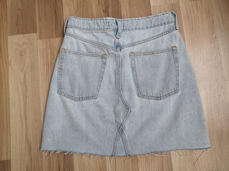 Riflová sukňa, h&m,36