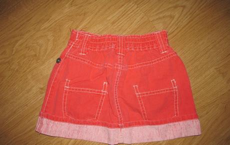 Suknička s preloženým efektom., benetton,110