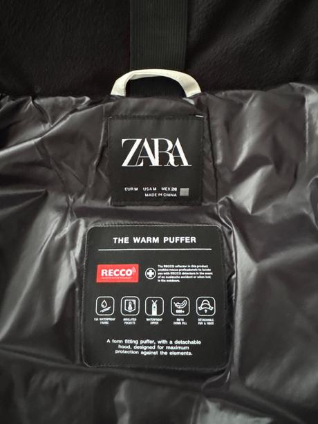 Vetruvzdorna a vodeodolna paperova bunda, zara,m