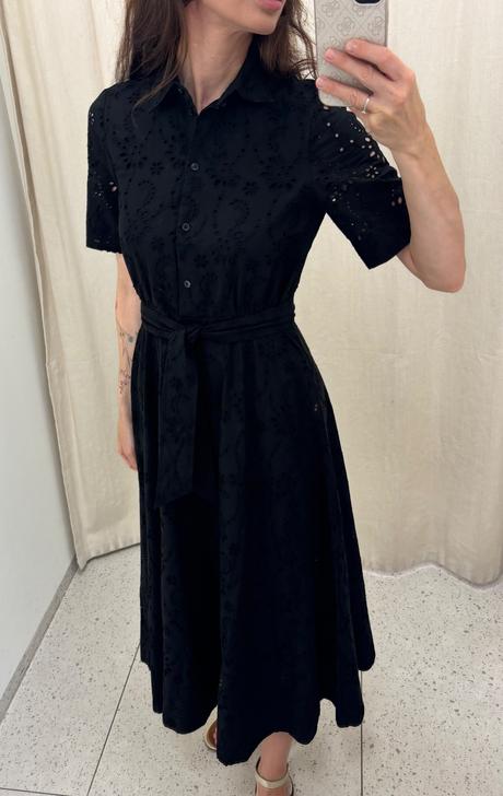 Čierne madeirové šaty zara, zara,xs