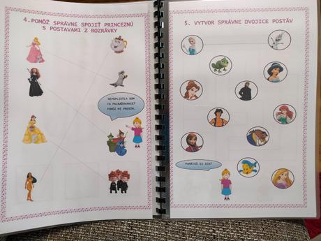 Pracovný zošit - princezné,