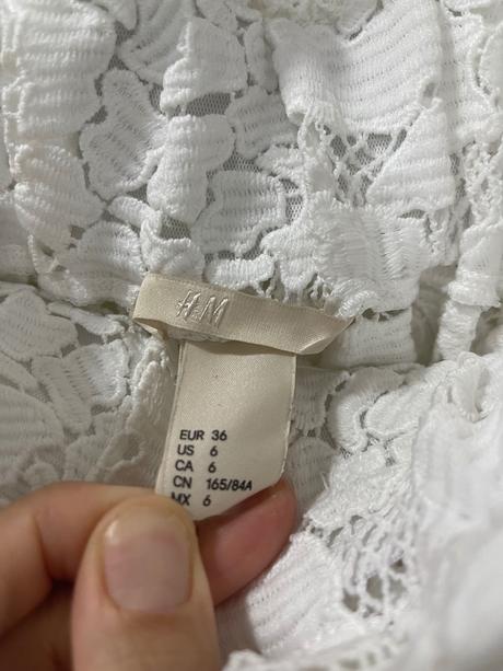 Čipkovaná blúzka h&m, h&m,36