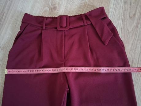 Bordove nohavice, new look,s