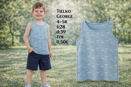 Tielkové tričko, george,110
