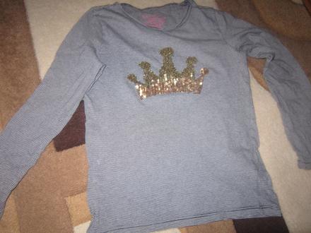 Tričko princess s dlhým rukávom zn. review, review,128